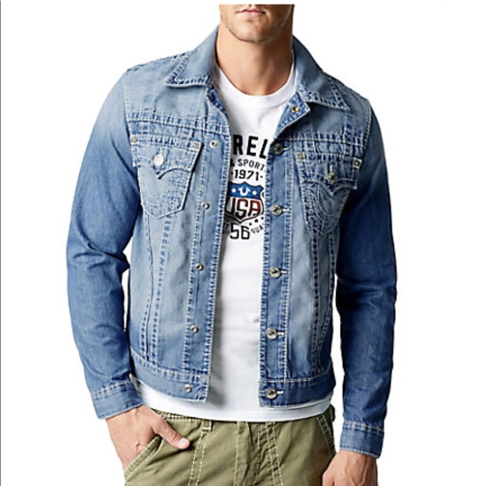 AUTHENTIC TRUE RELIGION Trucker Jacket Small